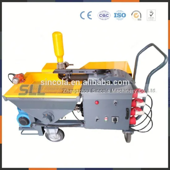 zhengzhou sincola wet mortar spray machine