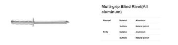 Multi-grip Blind Rivet(All aluminum)