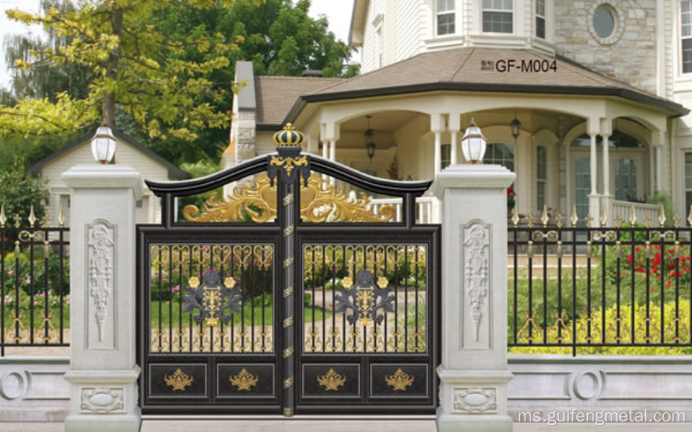 Villa Aluminium Art Fence Yard Entrance Doorr