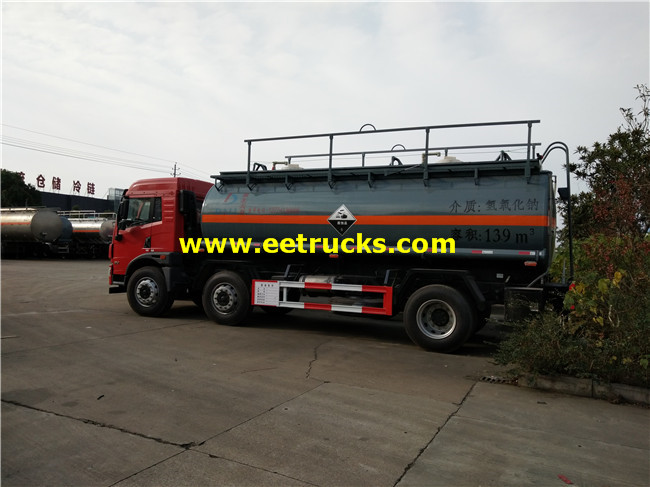 FAW 14 CBM Sodium Hydroxide Tank Trucks