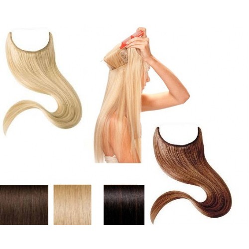 Aaaaa 18in-30in 2013 Popular New Style Flip in Hair Extension Easy to Wear Easy to Dye 100% Virgin Human Hair Dhlfree Shipping