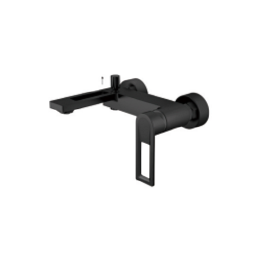 Black Single Lever Wall-Mounted Shower Mixer