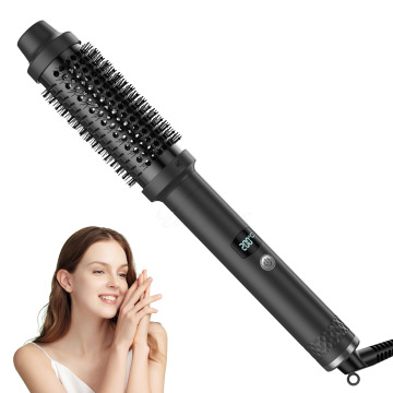 Electric Hair Curler 38mm Thermal Brush with Digital Display, PTC, and Tourmaline Ionic Technology