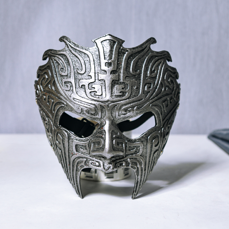 Chinese Bronze Pattern Game Resin Mask