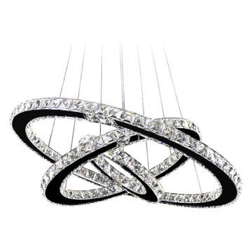 Luxury Gold Hanging Crystal LED Chandeliers for Home, Bedroom, and Restaurant