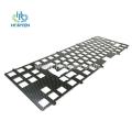 Placa de teclado de fibra de carbono CNC personalizada CNC