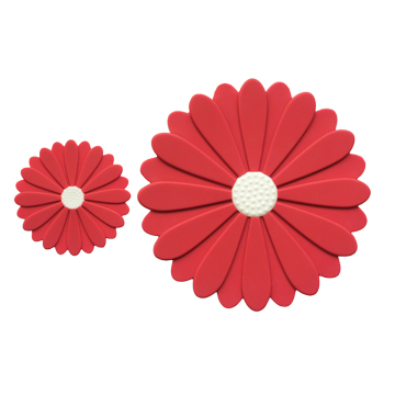 Soft Non-Slip Flower-Shaped Silicone Coaster, Pot Holder & Trivet Set: Enhance Your Tableware with Style and Function