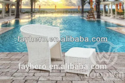 GW3104SET white rattan garden furniture leisure furniture stand all weather