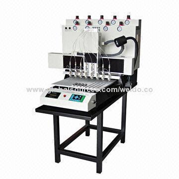 8-color automatic desktop PVC badge making machine for PVC souvenir USB stick case