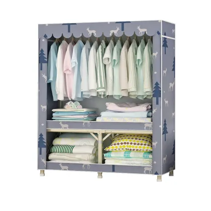 Hot Sale Bedroom Closet Fabric Wardrobe