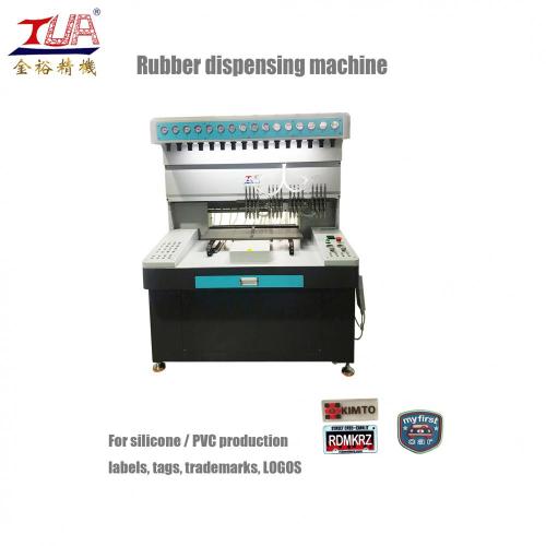 Geborduurde badge 3D rubberen patch machine