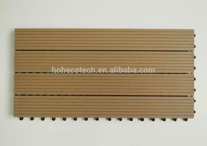 Easy All Weather Wood Deck Tiles Cheap, WPC Deck , Wood Plastic Composite Deck Tile
