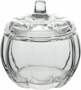 Crystal Glass jar with a lid