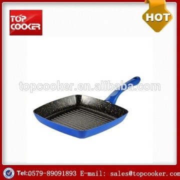 Aluminium Press Marble Coating BBQ Grill Pan