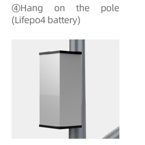 Hanging Battery Solar LED Street Lights