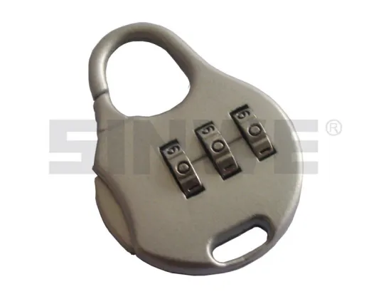 3-digital brass combination pad lock