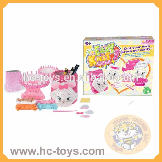 Kid's easy knit toys,weaving toys,intelligent DIY toy,DIY toy set