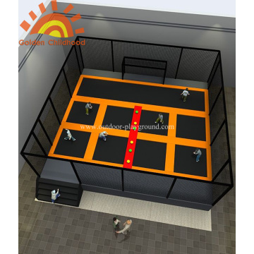 Gymnastic Football Trampoline Area