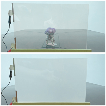 Self-Adhesive Electrical Switchable PDLC Smart Glass Film with Remote Control
