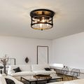 4-Light Retro Vintage Metal Rustic Ceiling Lamp