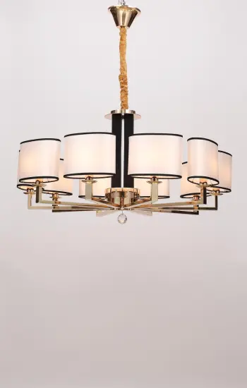 Modern Delicate Villa Project French Gold Iron Chandelier