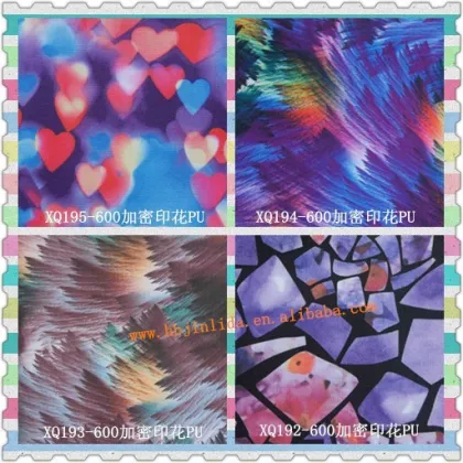 PVC Textile cloth Luggage leather Cloth leather