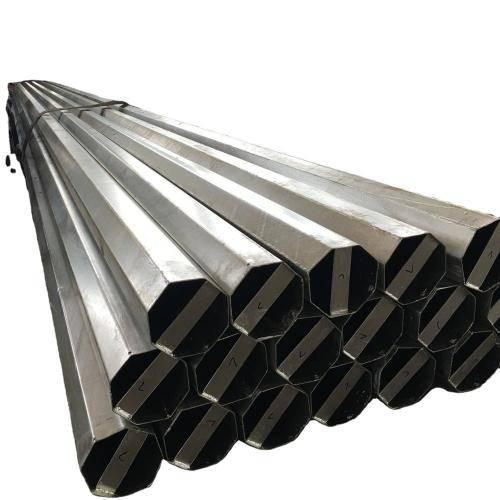 Electric poles hot dip galvanization galvanized conical pole