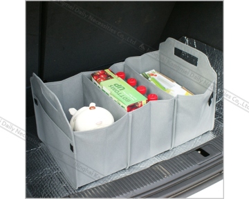 2014 Durable Collapsible Car Trunk Organizer With Cooler Bag