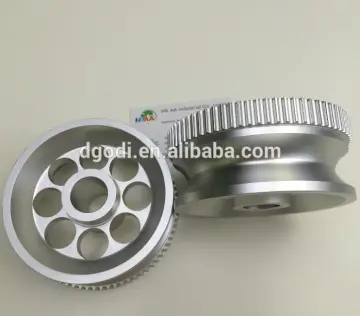 cnc machining aluminum pulley from TS16949 pulley manufacturer