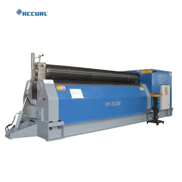 Hydraulic 4 Roller Heavy Duty Sheet Metal Plate Rolling Machine Price