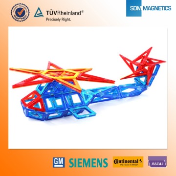 Wholesale colorful ABS magnet slice of building blocks