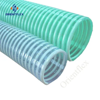 helix pvc water suction discharge hose