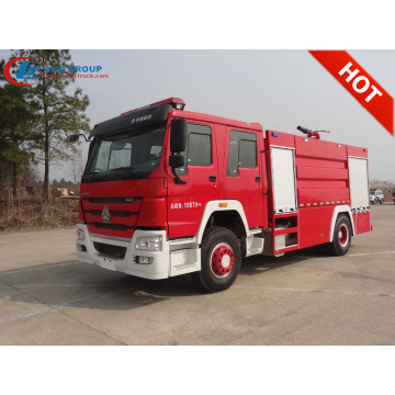 Nuevo camión de bomberos de espuma SINOTRUCK HOWO