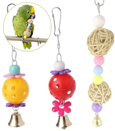 Bird Toys Parrot Pet Birds Cage Toys