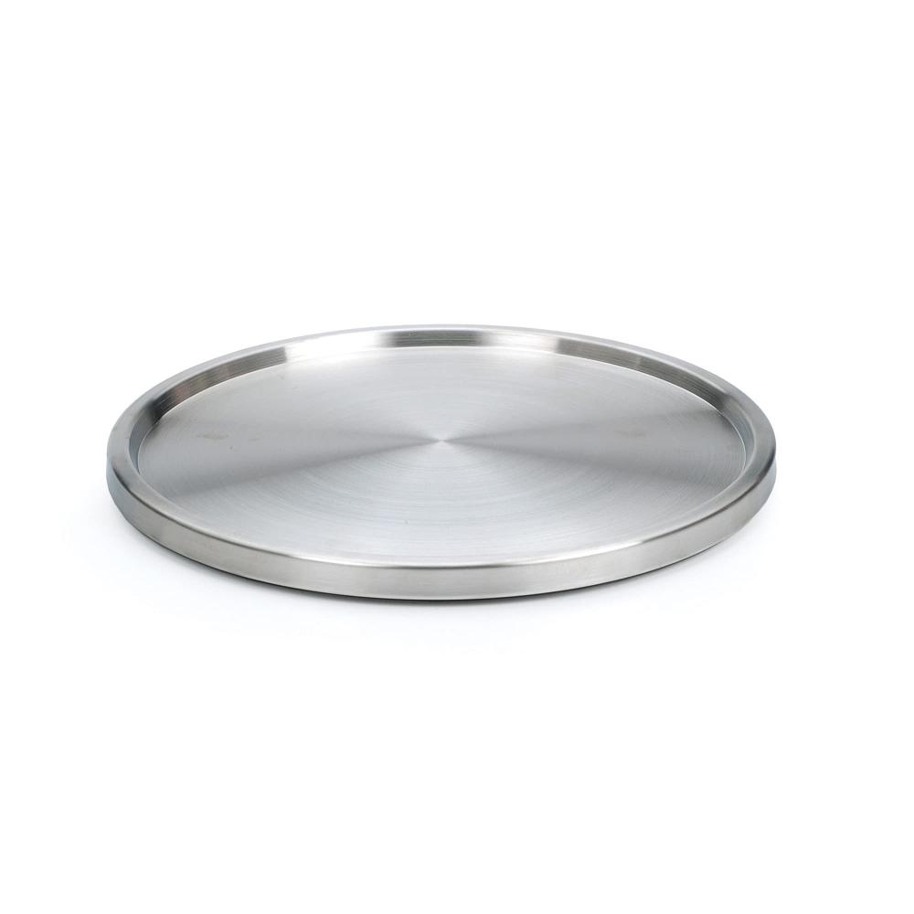 Mesa de comedor redonda de acero individual Lazy Susan