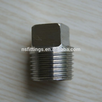 A350 LF2 A694 F52/65 A516 GR65/70 square head plug ASME B16.11 America standard