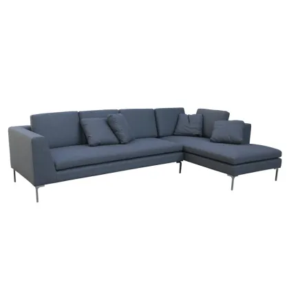 L-Shape B&B Italia Fabric Sectional Sofa Charles