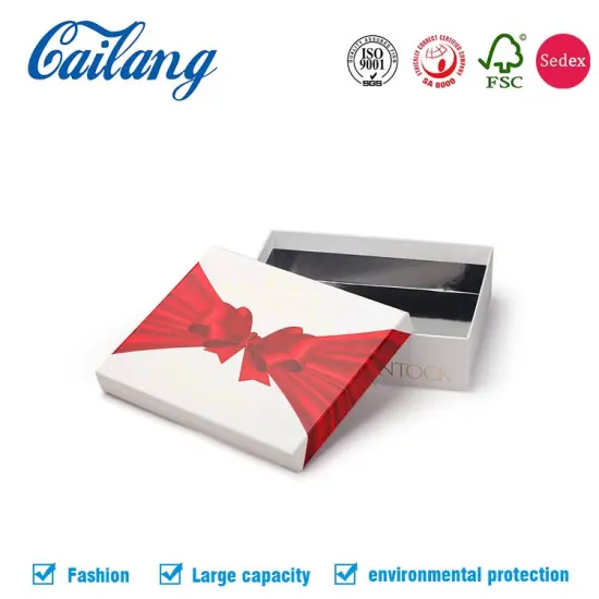 Luxury White Matt Cosmetics Paper Box with Blister