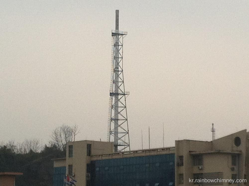 Pylon Tower 구조 지원 굴뚝을 지원합니다