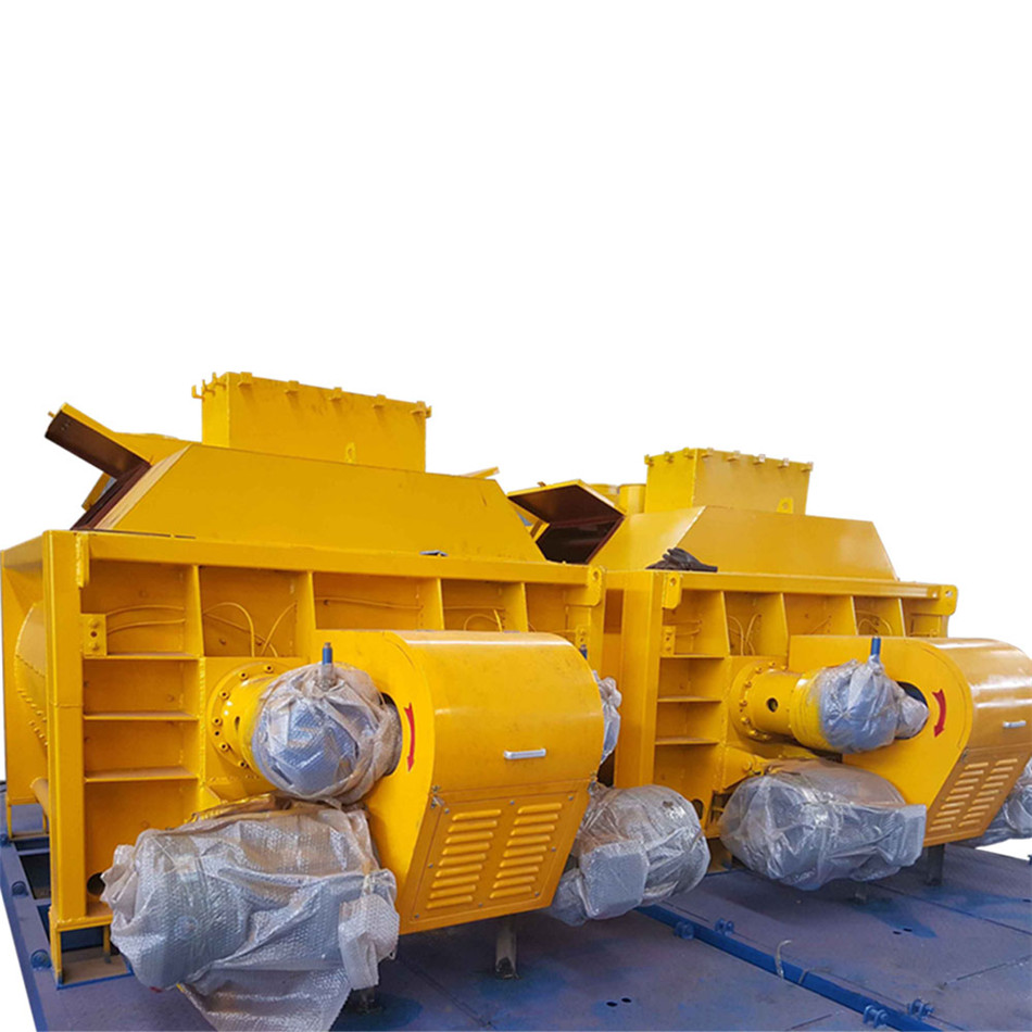 Heavy Duty Precast Twin Shaft concrete mixer machine