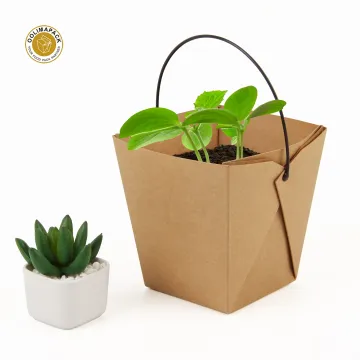 Customized Logo Flower Gift Bag Packaging: Waterproof Options for Plant Potted Bouquets and Paper Bags