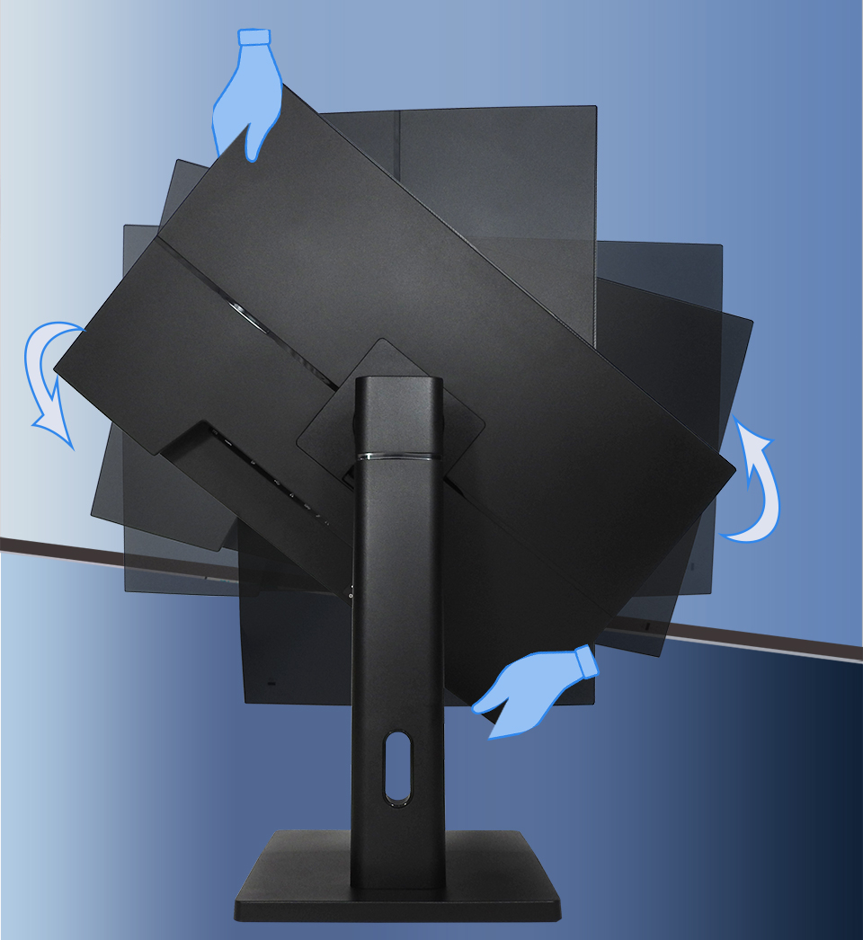 Computer with lift, rotation
