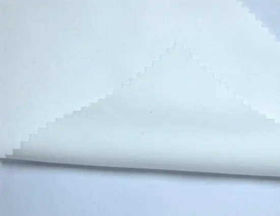 Recycle polyester peach skin stain