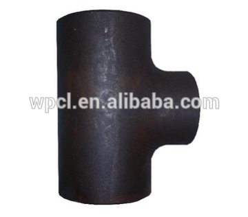 ANSI B16.9 CS ASTM A234 WPB seamless BW DN150 sch40 carbon steel reducing tee