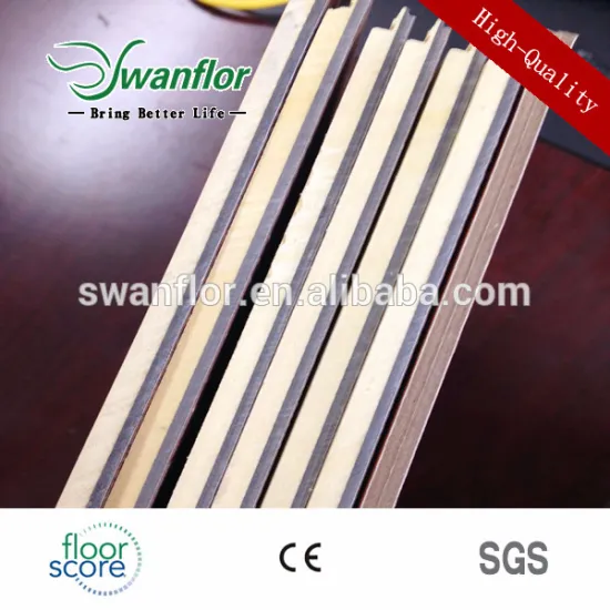 Acoustic Panel Waterproof WPC Indoor Flooring cork backing