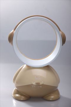 5 Inch Desk Mini Bladeless Electric Fan Brown For Children