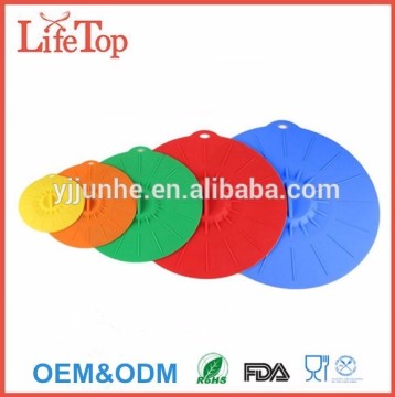 FDA LFGB Standard High Quality Silicone Rubber Food Covers