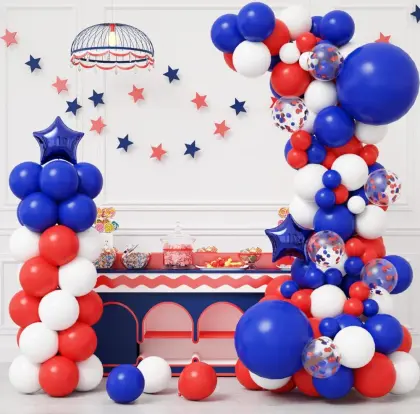 Independence day scene decoration balloons