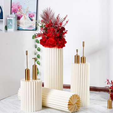 Colonne romano dense di alta qualità Forniture per la decorazione del matrimonio