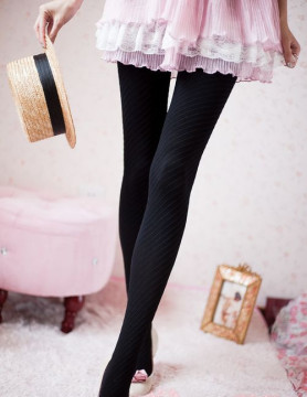 Candy Color Fashion Spiral Tights Thick Velvet Bottoming Pantyhose 127